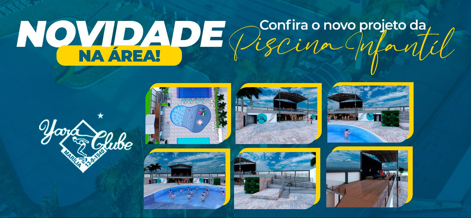 Novidade na Área! Nova Piscina Infantil