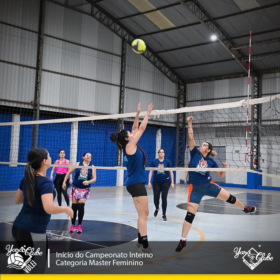 Inicio de Campeonato Interno de Vôlei Master Feminino 