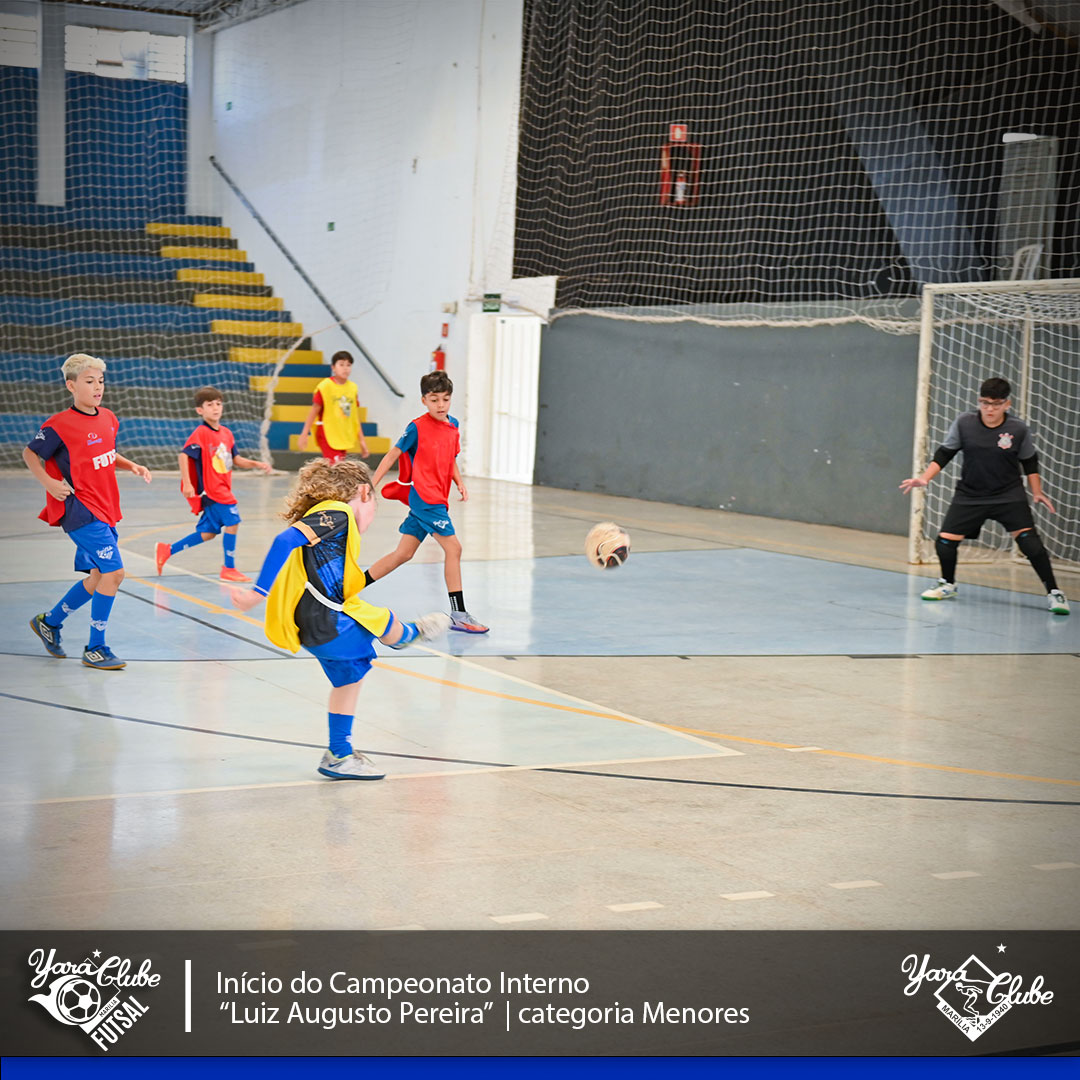 Início do Campeonato Interno de Futsal "Luiz Augusto Pereira" Categoria Menores