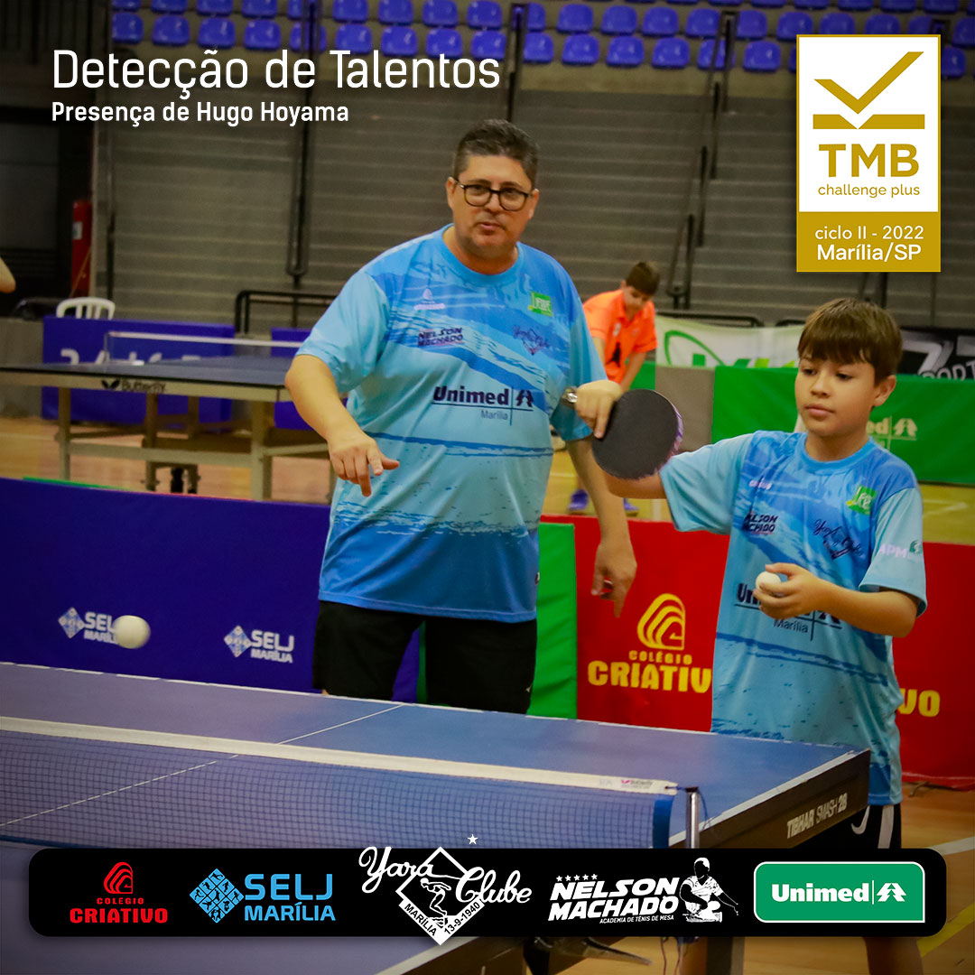 Mesatenistas do Yara Clube participam de detecção nacional de talentos com presença de Hugo Hoyama