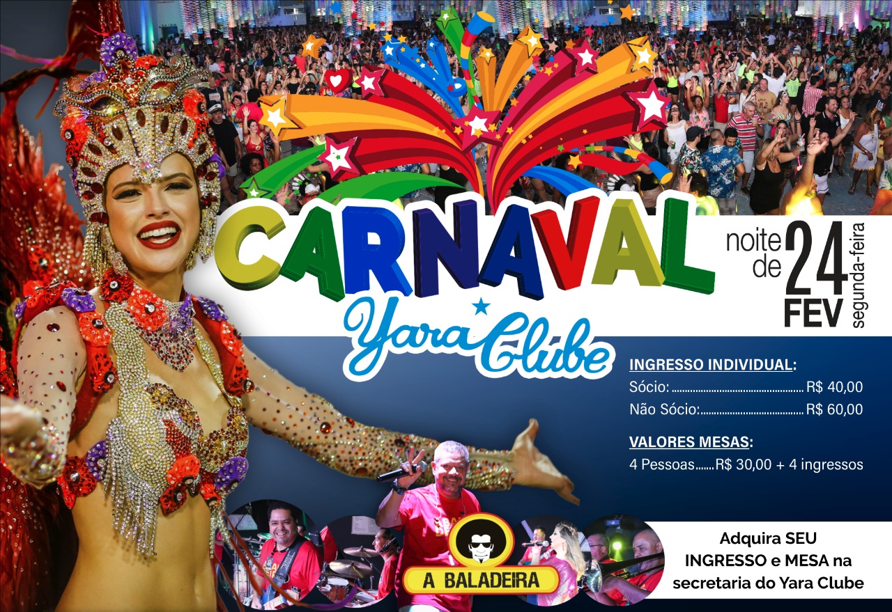  Prepare-se para a grande festa! Carnaval 2020, Garanta o seu ingresso