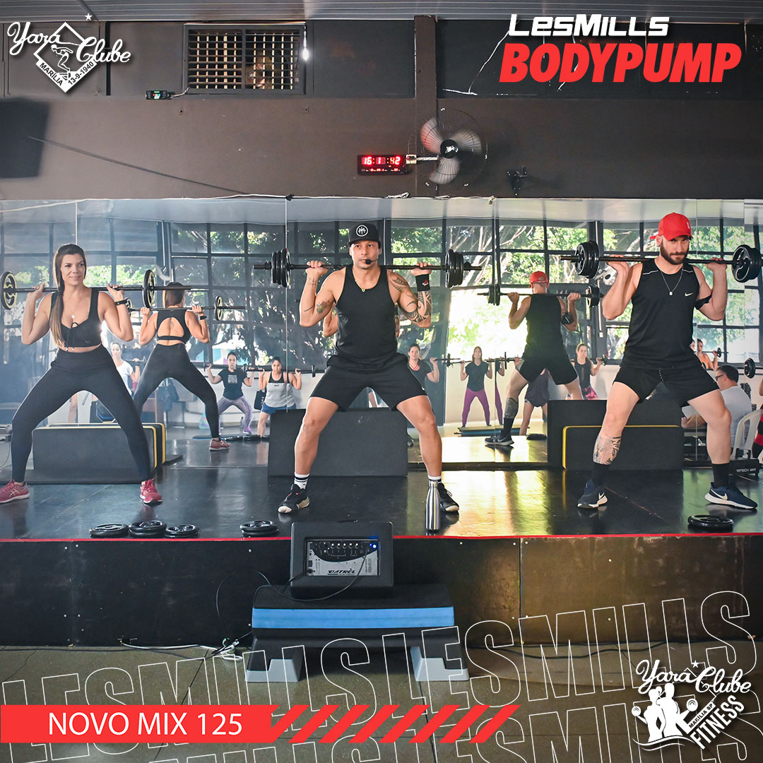 Aula de lançamento do BudyPump é sucesso com a galera do clube