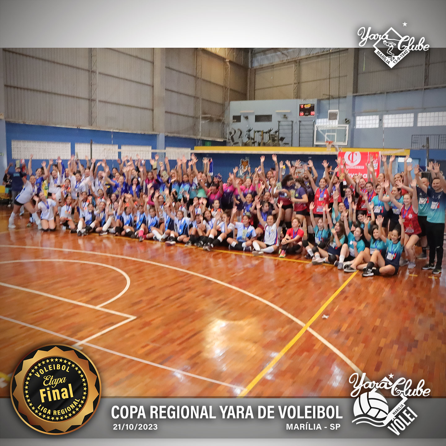 Yara Clube se destaca em Campeonato de Base Voleibol Feminino